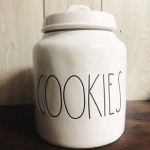 rae dunn cookies canister